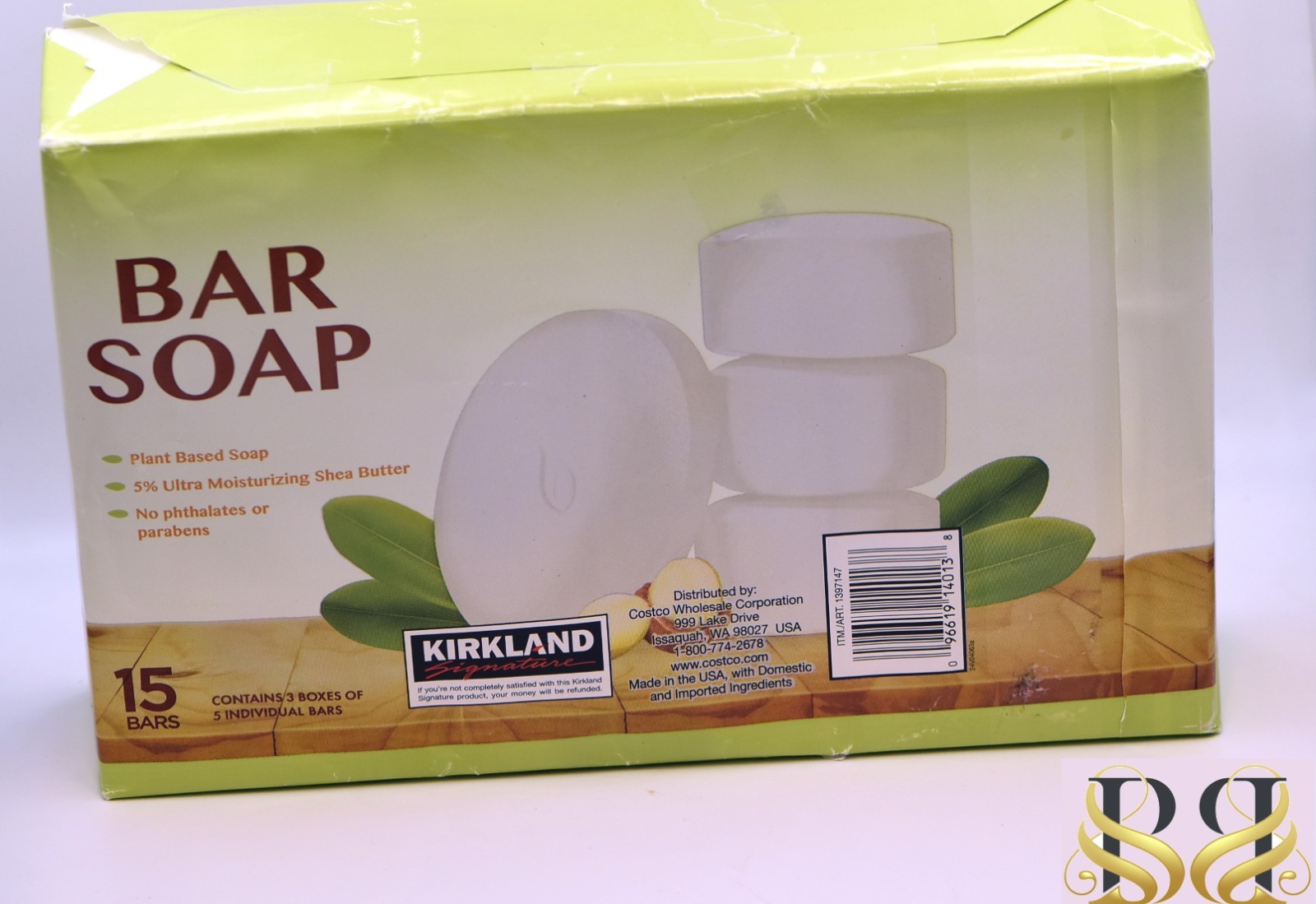 Kirkland Signature Bar Soap with Shea Butter (15 pack)