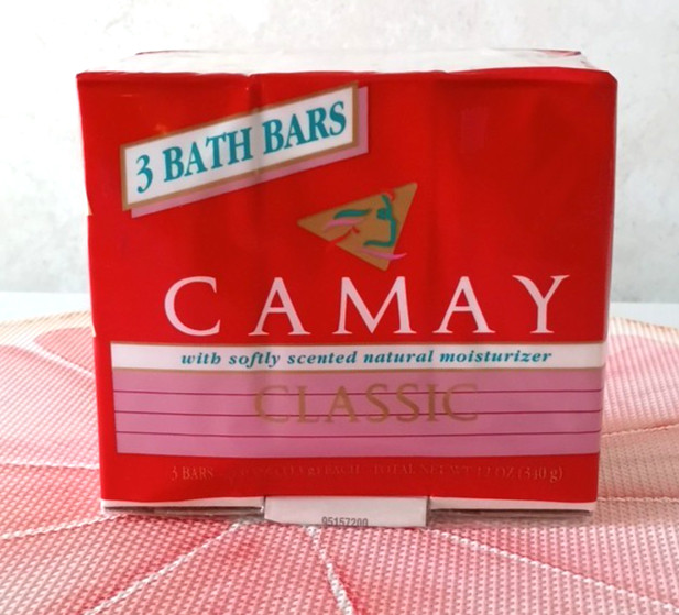Camay Classic Pink Soap Softly Scented Beauty Bar 3 Pack Bath Bars 4 oz 90s` new