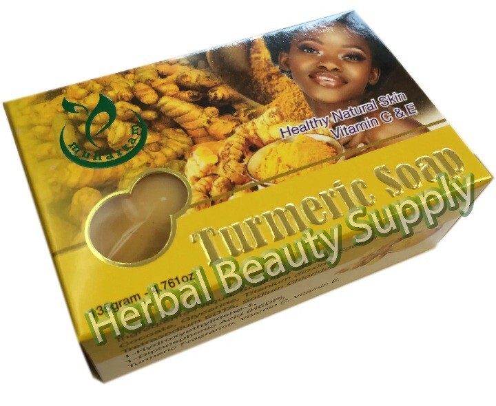 Turmeric Gluta Soap With Vitamin C & E Herbal Nourishes and Protect 135g
