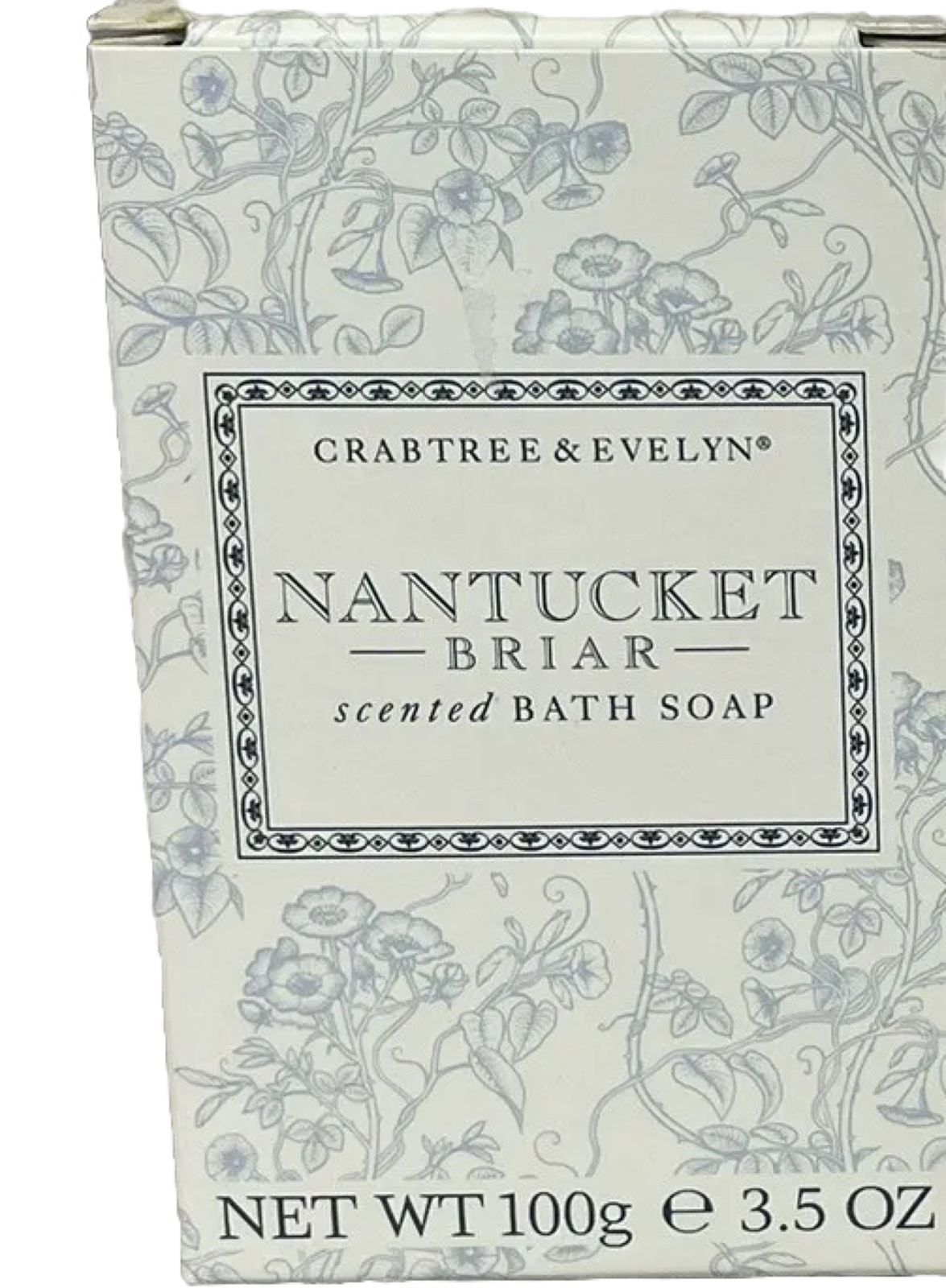 Crabtree & Evelyn Nantucket Briar Scented Bar Bath Soap Large 3.5 oz Bar NEW