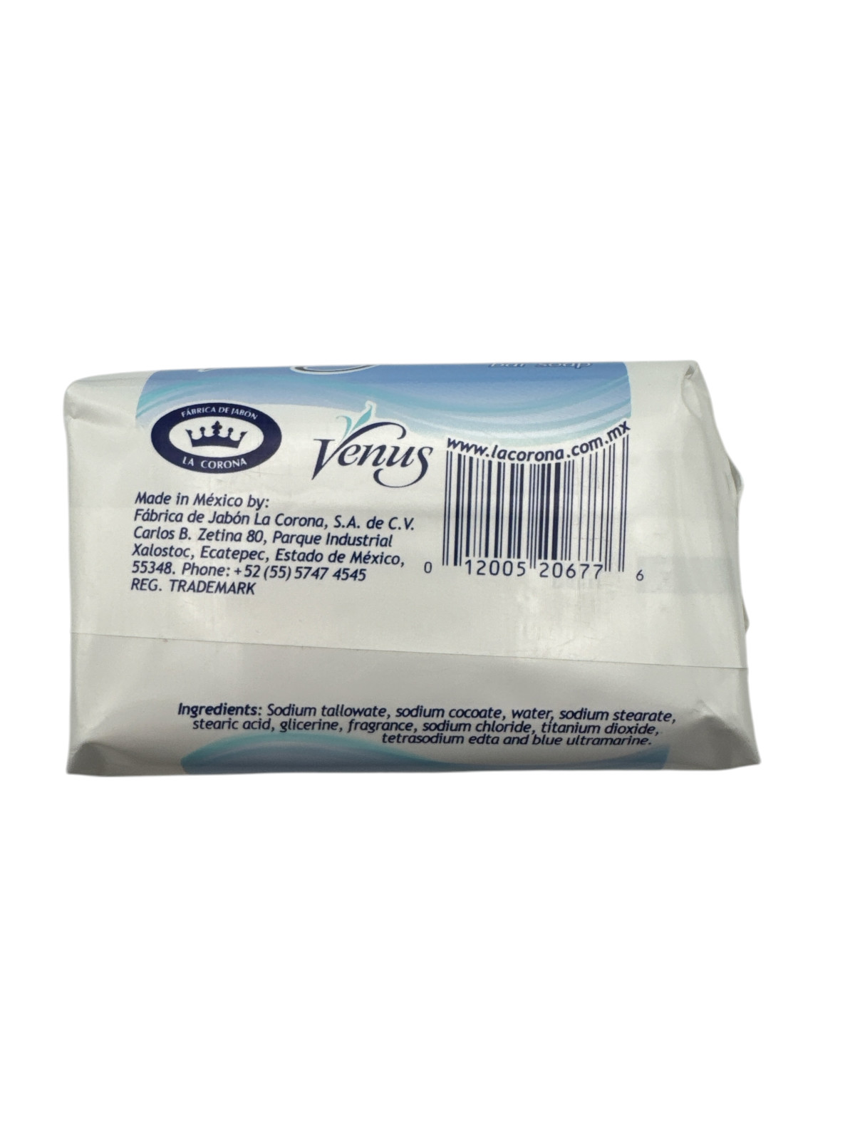 Venus Blue Bath Soap – Set of 4 Bars, 5.3 oz Each | Light & Fresh Fragrance
