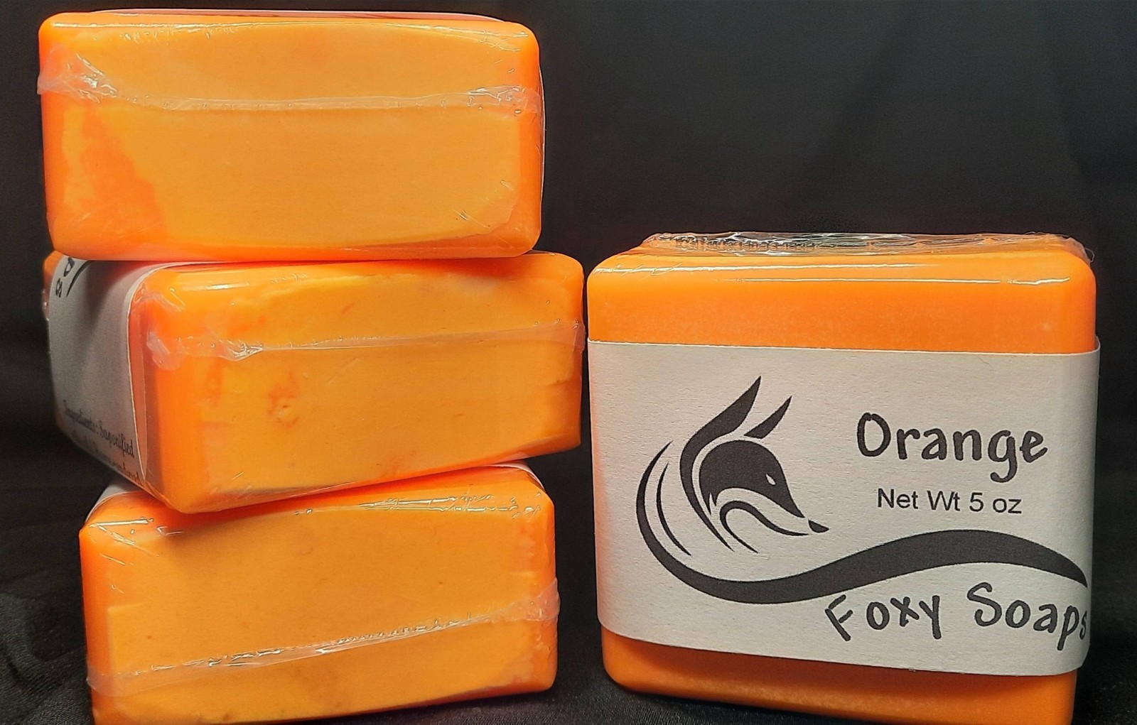 Orange Grass fed Tallow Homemade Artisan Soap