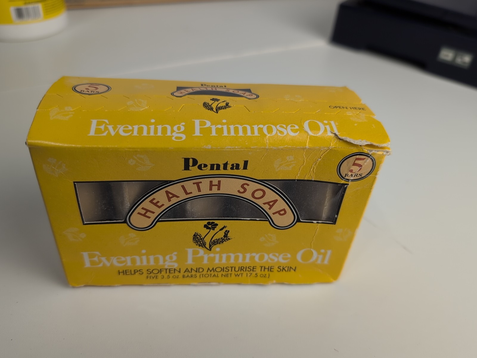 RARE Vtg PENTAL HEALTH SOAP Evening Primrose Oil 5 Bars Australia Hallmark NIP