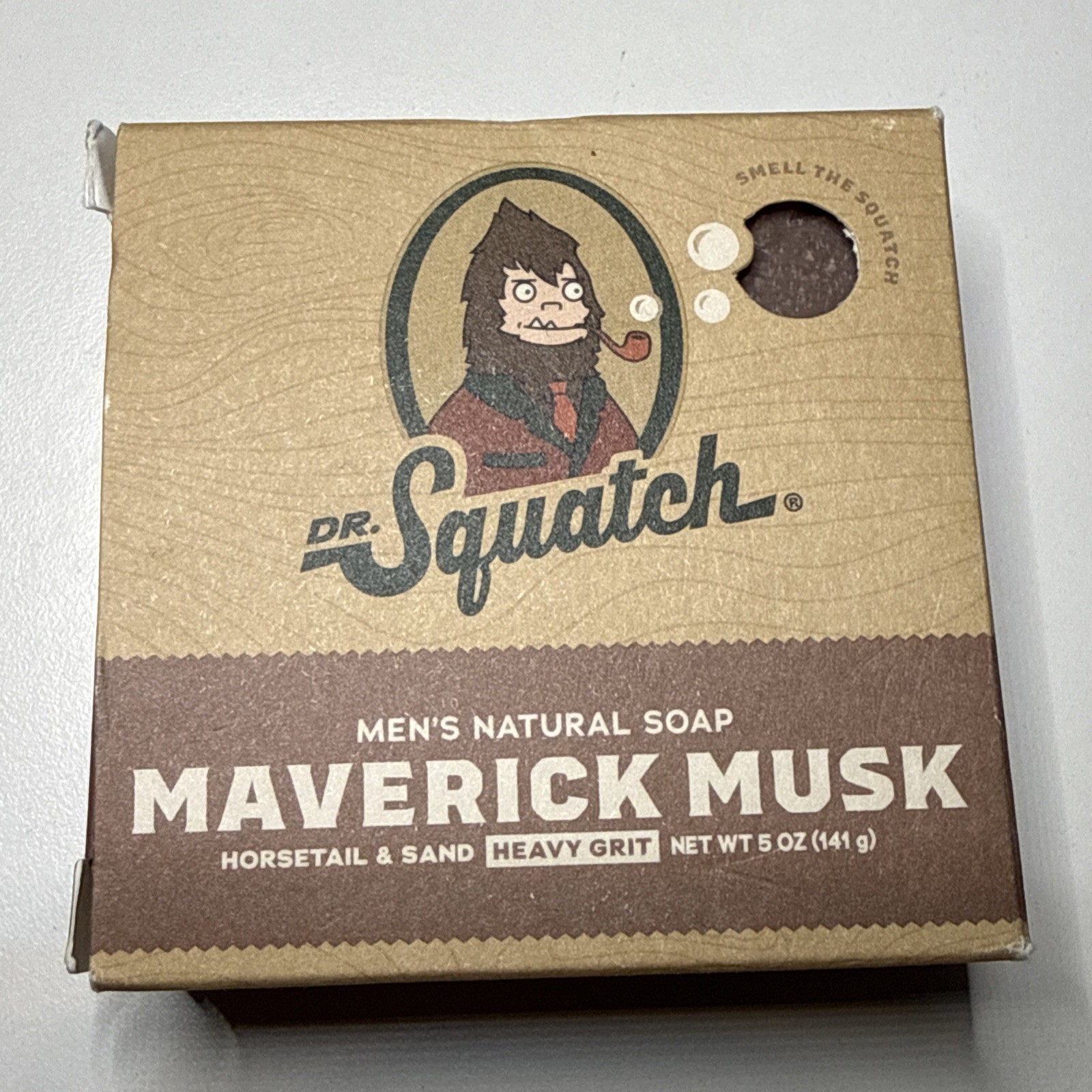 Dr. Squatch Maverick Musk Men’s Natural Soap Heavy Grit 5oz New