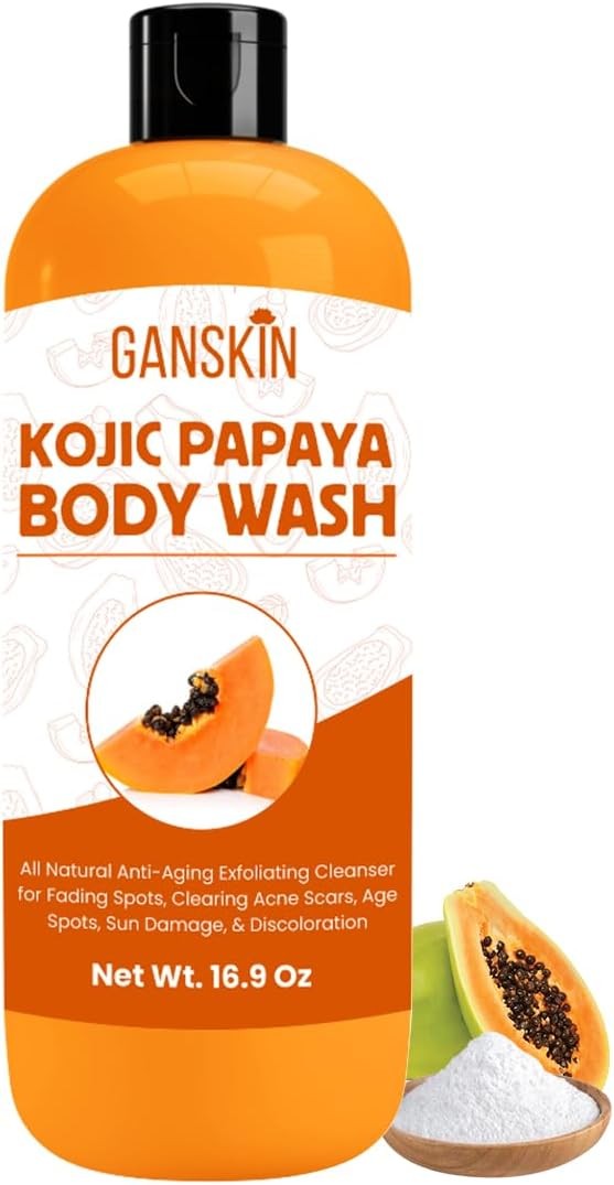 Kojic Acid Soap for Hyperpigmentation – Skin Brightening Kojic Papaya Body Wash