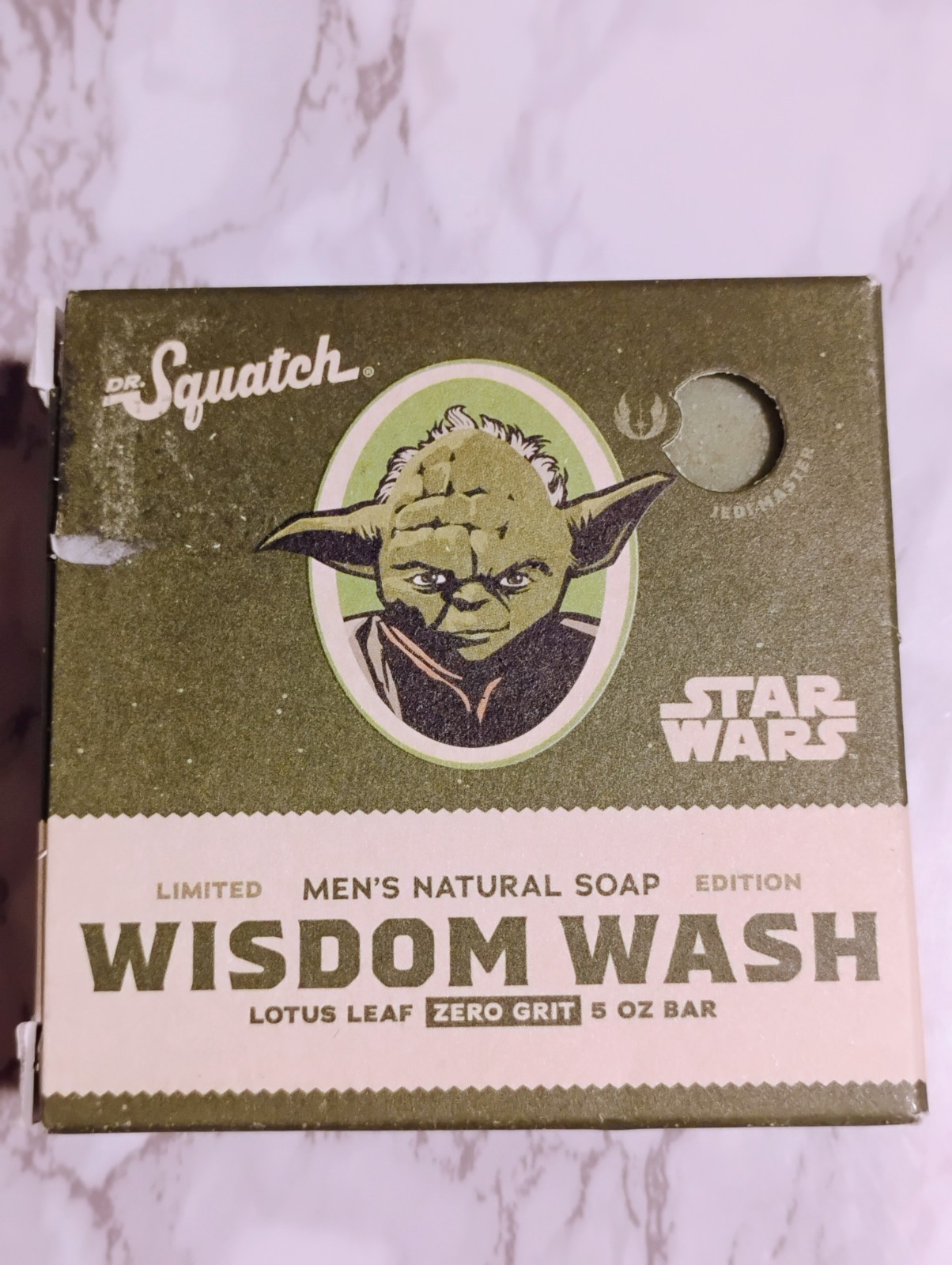 Dr. Squatch Wisdom Wash Star Wars Yoda Natural Bar Soap for Men, 5 oz