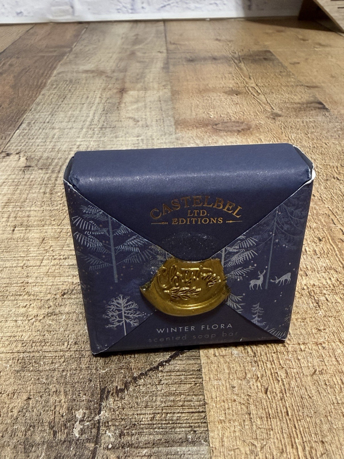 World Market exclusive Castelbel Luxe Seal Bar Soap winter flora New – wax seal