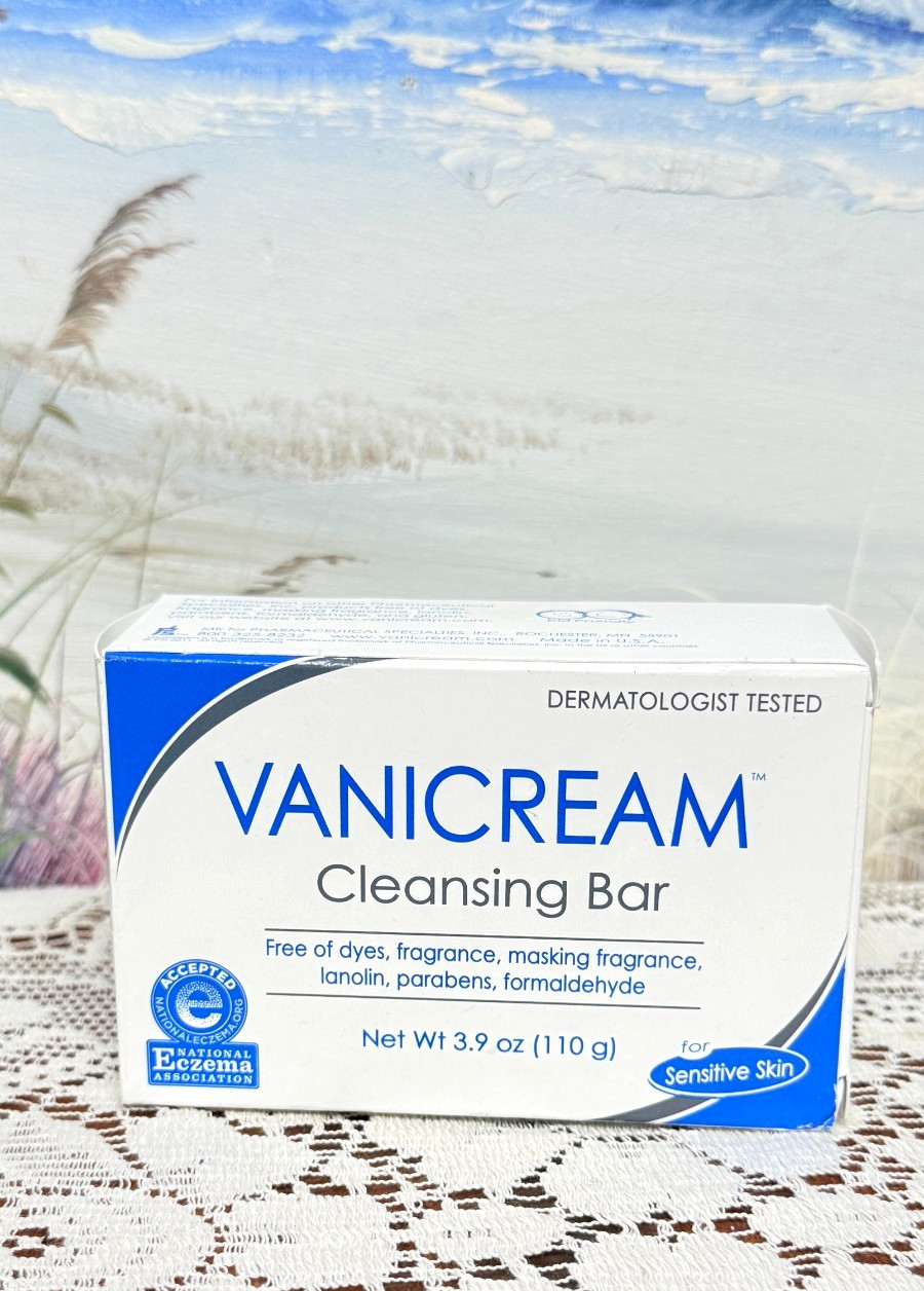 {2} Vanicream for Sensitive Skin Cleansing Bars 3.9 oz Factory Sealed {2~Bars}