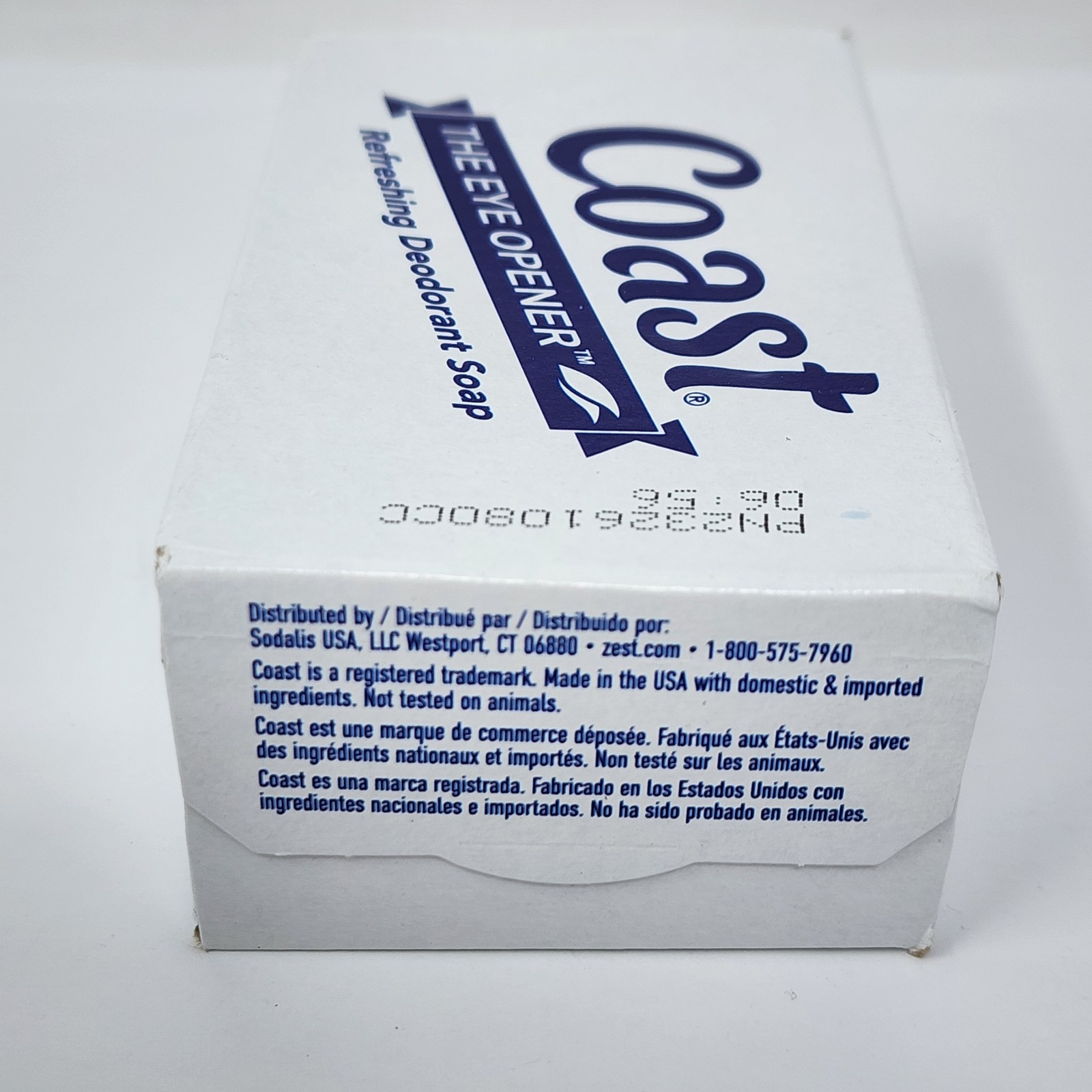 Coast Deodorant Soap Bar Fresh Scent 4.12 oz Bars Eye Opener (8 Pack)