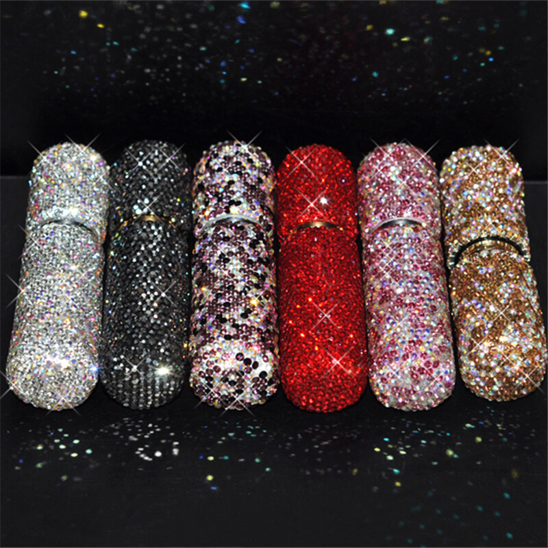 10ML Crystal Diamonds Perfume Atomizer Spray Bottle Refillable Handmade