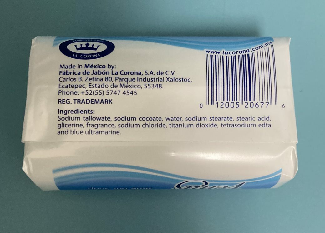 Venus Blue Light Fresh Fragrance Bath Soap 5 Bars 5.3 oz Each