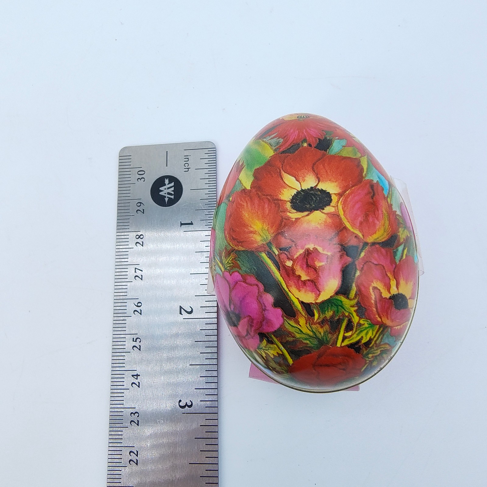 Bronnley’s Easter Egg Soap Set of 3 White Iris 50g Floral Poppy Flower England