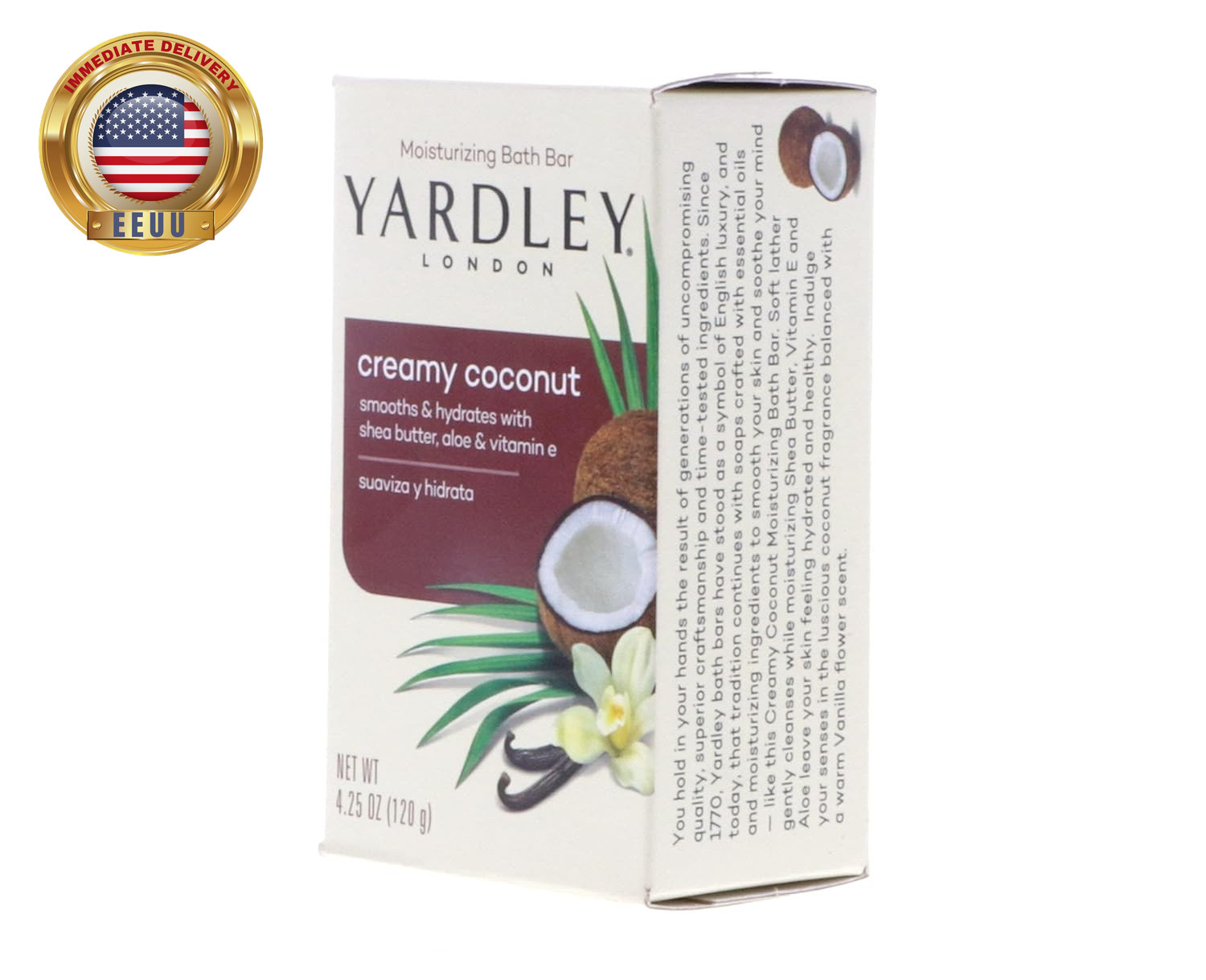 , Bar Soap Creamy Coconut, 4.25 Ounce ⭐️⭐️⭐️⭐️⭐️