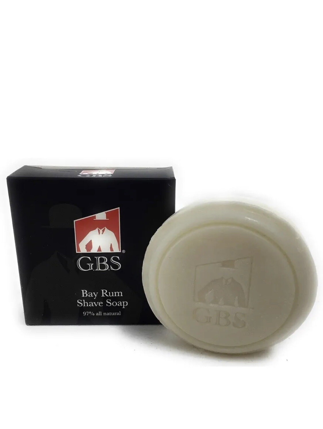 Men Bay Rum Shave Soap – Handmade, Scented Puck 80gm