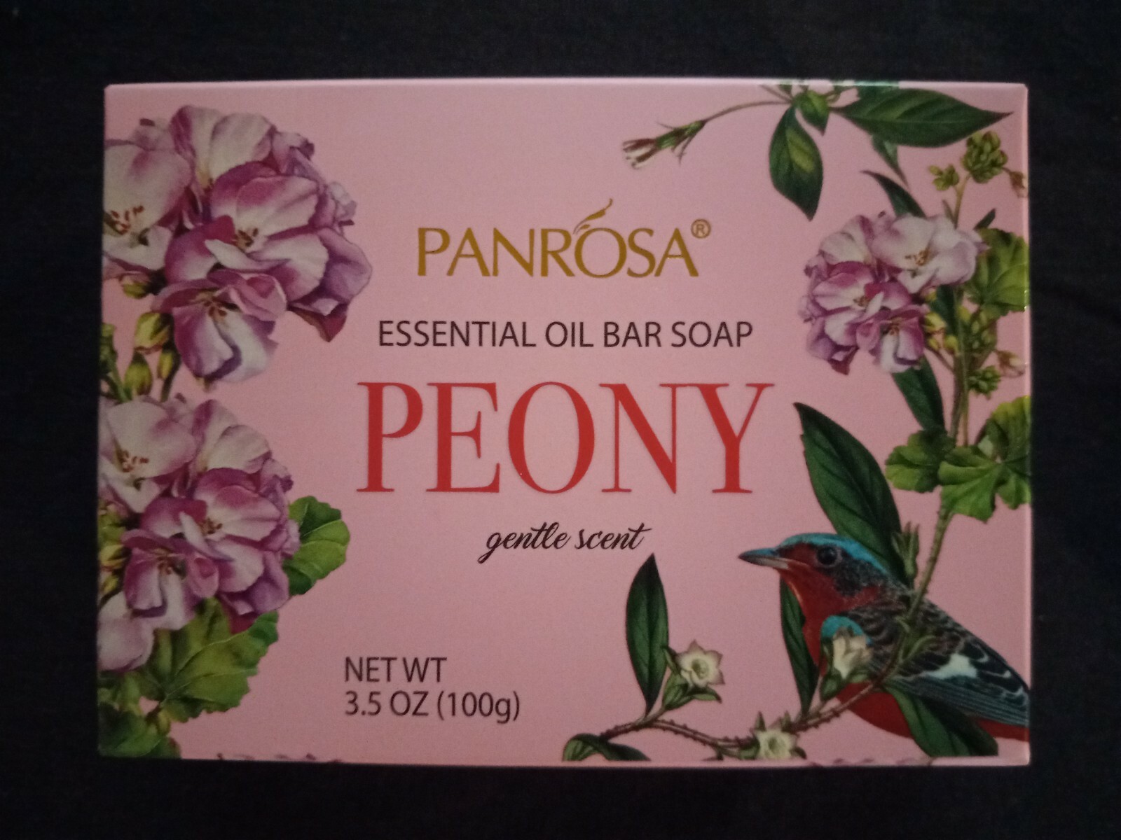 2 bars Decorative Essential oil lightly scented bar soap, 3.5oz Peony USA made
