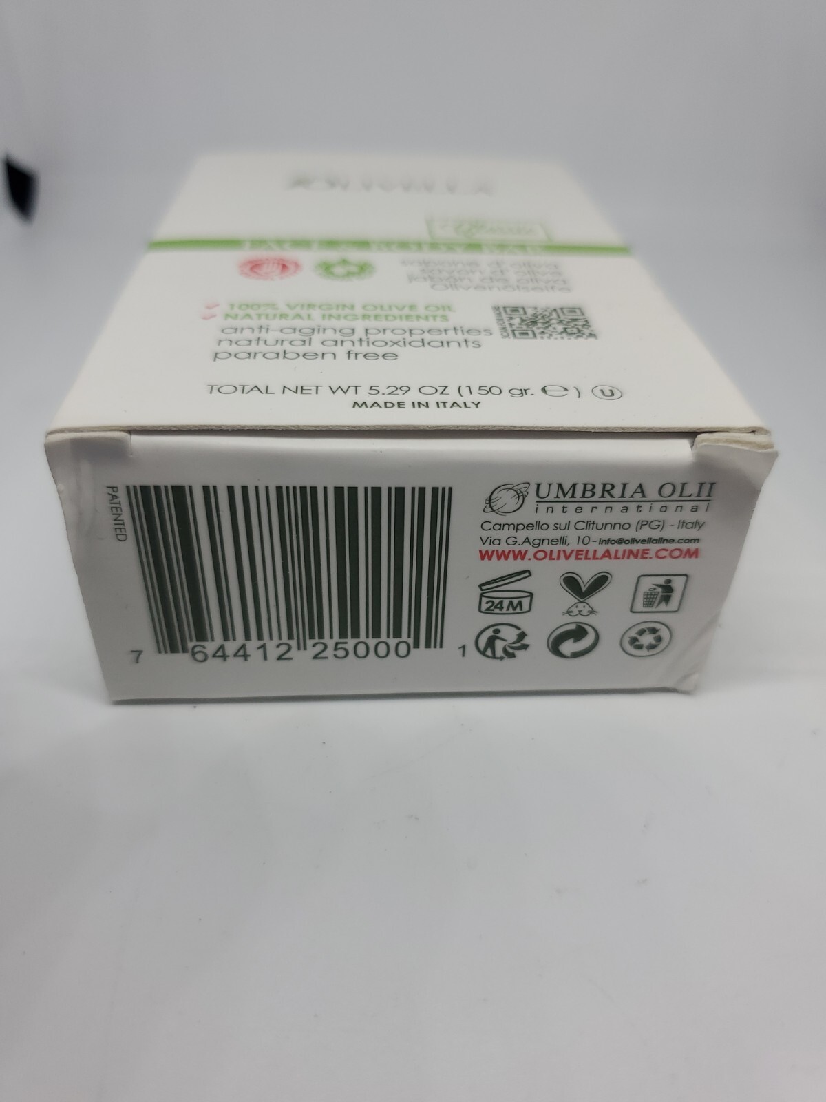 Olivella Face & Body Bar Soap 5.29 oz (150gr.)