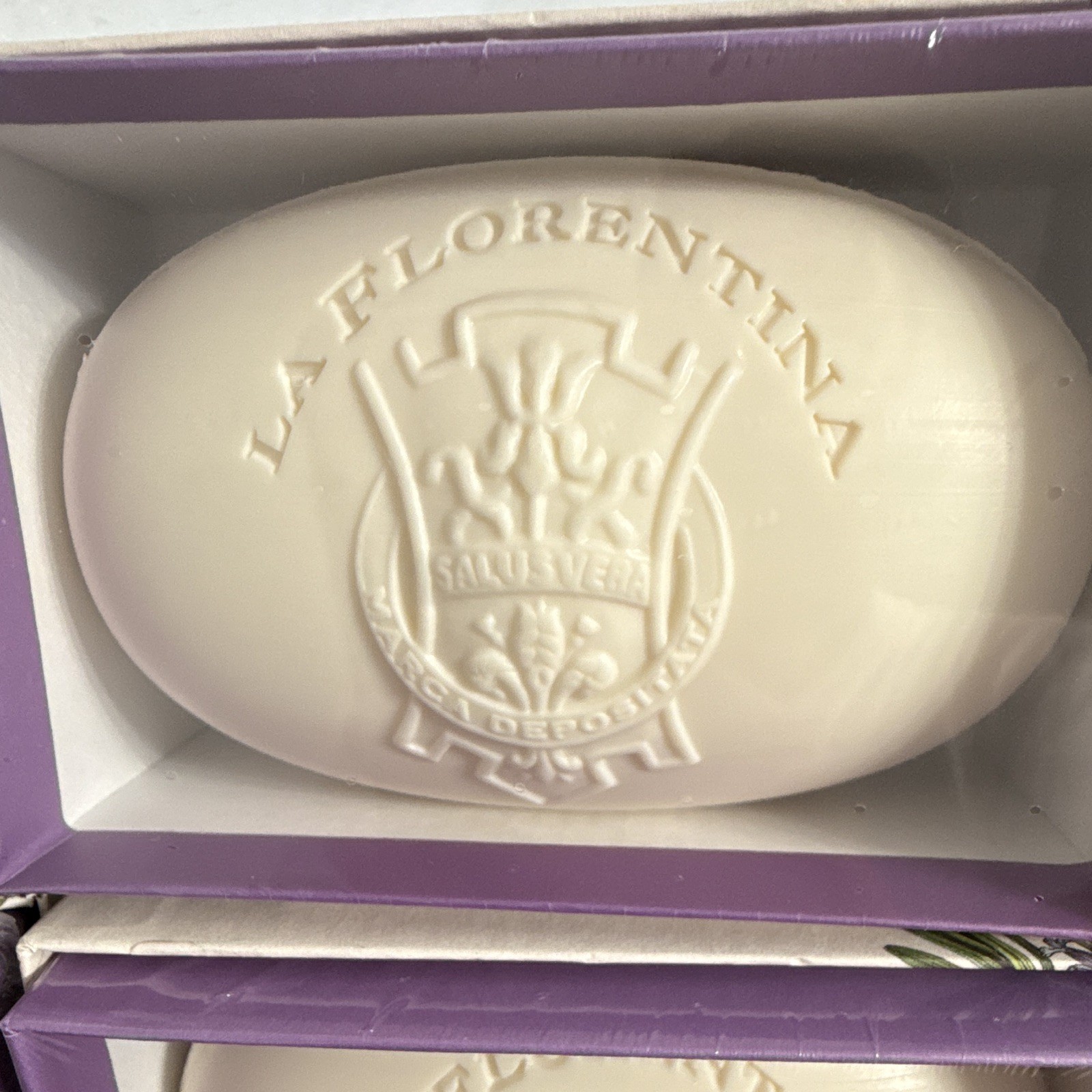 Indulge in Luxury: 4-Pack La Florentina Tuscan Lavender Shea Butter Soap 10.5 oz