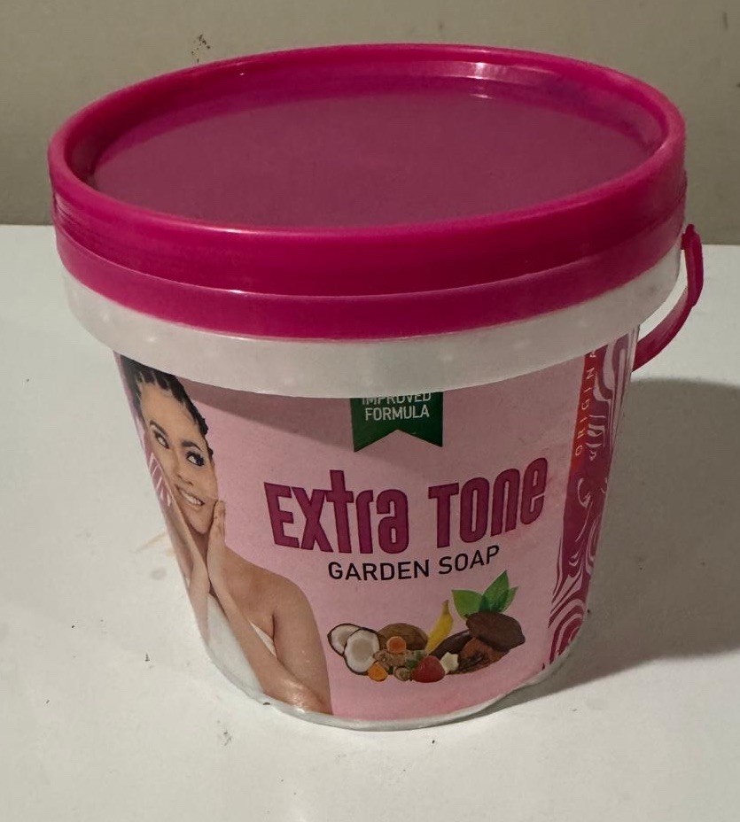 Extra Tone Garden Soap Tub for Body, Pink & White, Women, Body Area Care