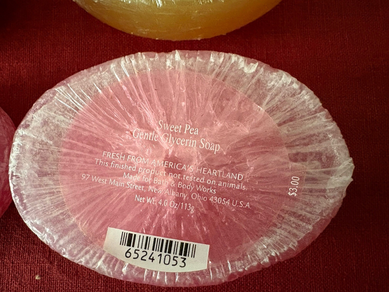 4 Bath & Body Works Gentle Glycerin Bar Soaps Coconut Lime Rice Flower Sweet Pea