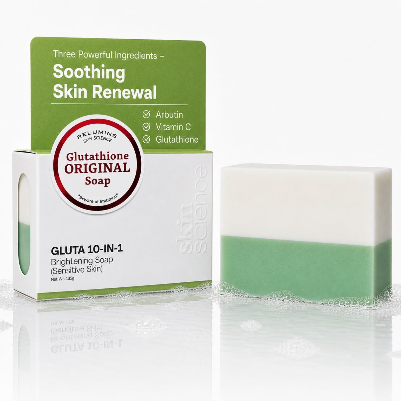 Relumins New & Improve Formula of GLUTA Soaps