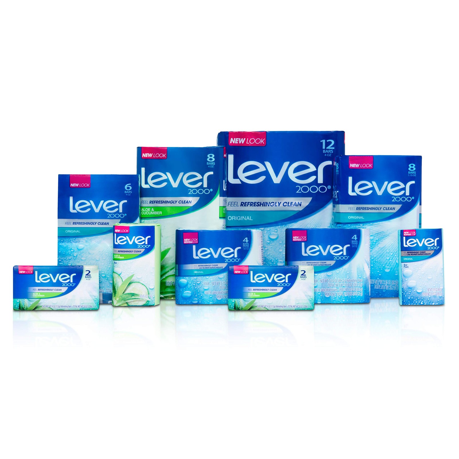 Lever 2000 Refreshing Body Soap and Facial Cleanser Aloe & Cucumber Effective…