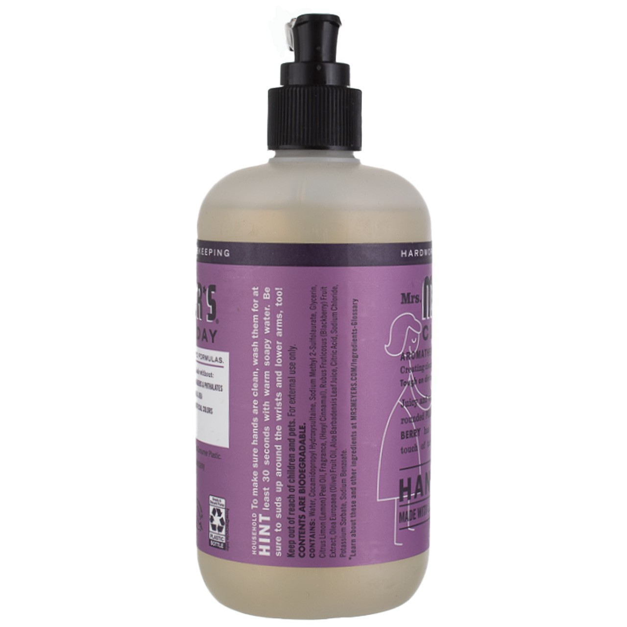 6 Pack Mrs. Meyer’s Clean Day Hand Soap Liquid, Plum Berry, 12.5 fl oz