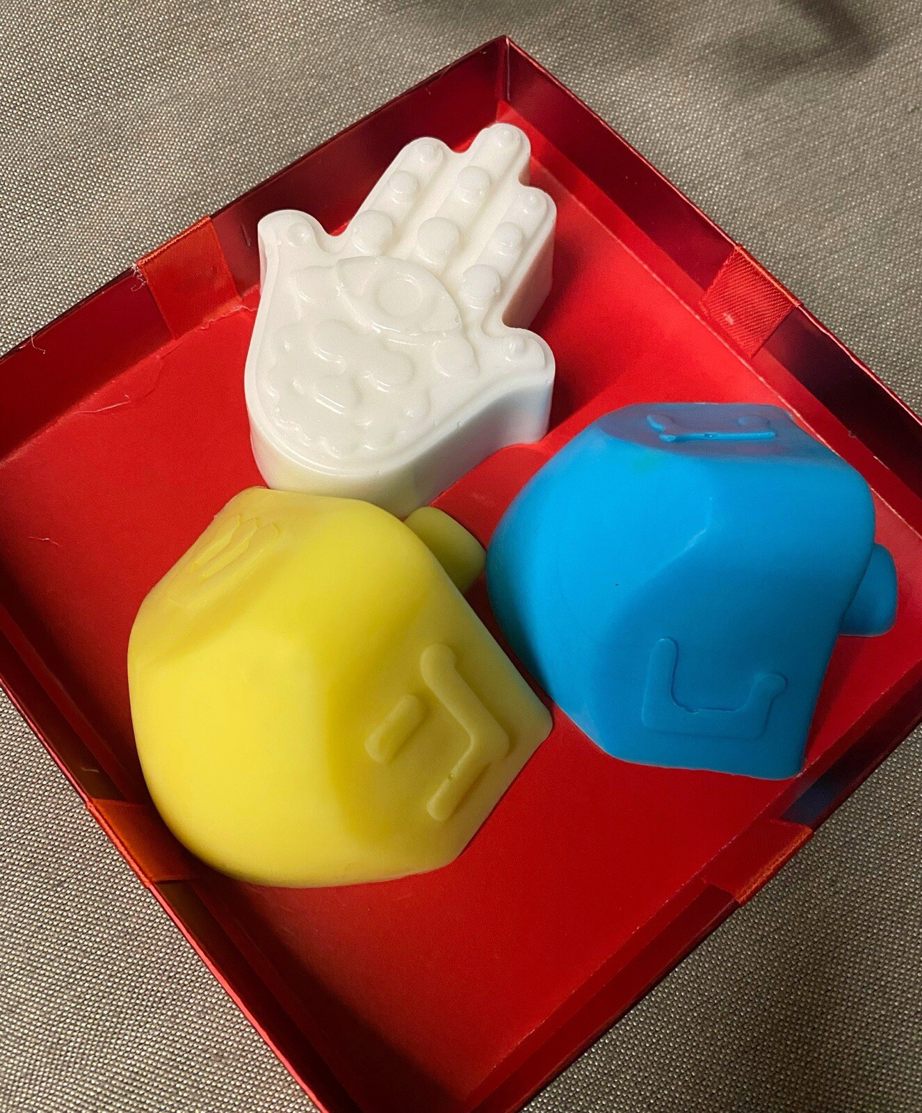 Soap Hannucah , Soap Hamsa, Soap Bar, Soap Vegan, Soap Gift, Dreidel Soap