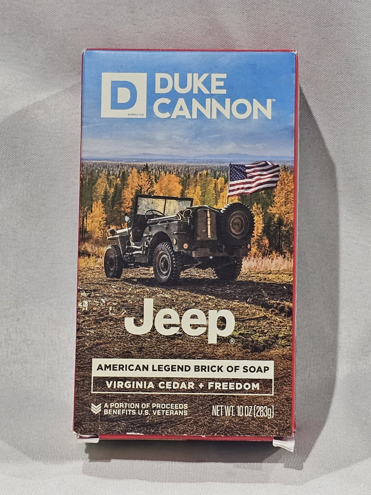 Duke Cannon Jeep® Brand American Legend Brick of Soap 10oz Benefits Vets USA 250