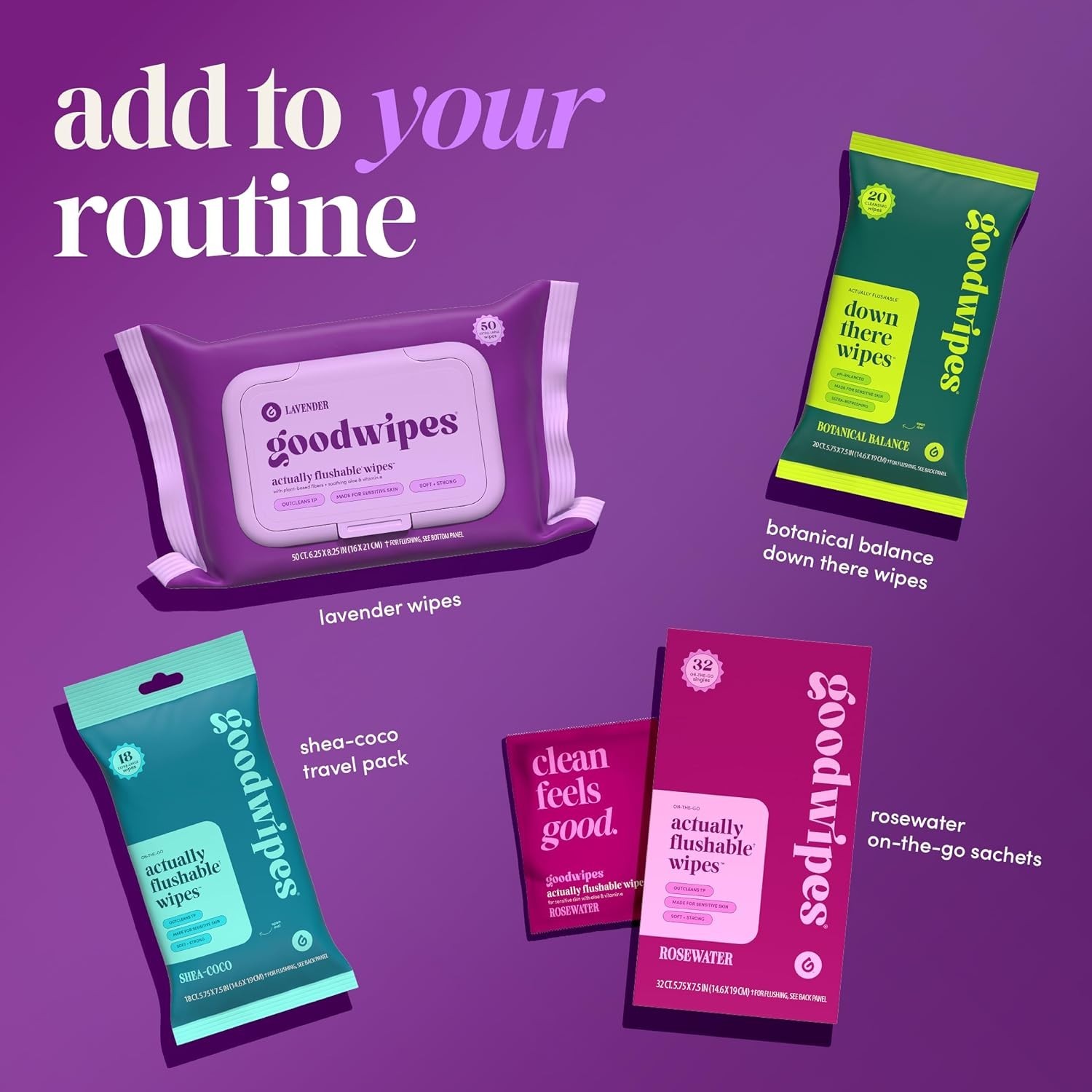Travel-Friendly Lavender Wet Wipes – 418 Count, Extra Large