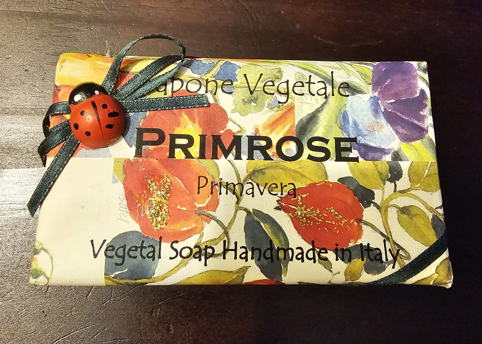 Lot Of 4 Luxury Italian Sapone Vegetable Bar Soaps ORCHID/PRIMROSE/LEMON/DAHLIA