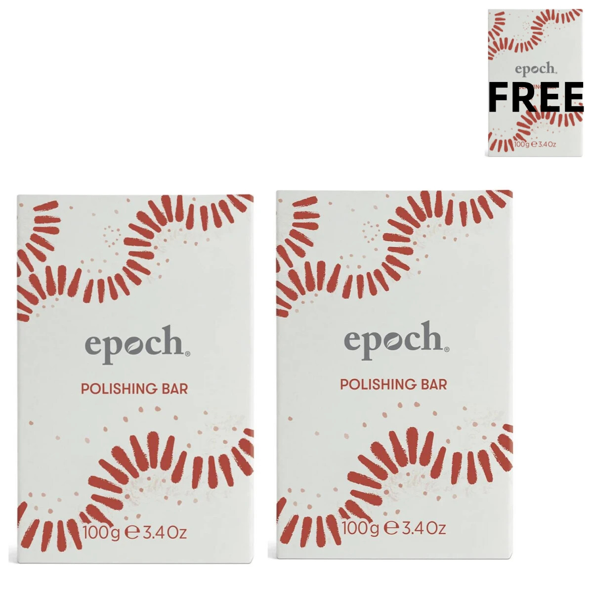 3 bars of Nuskin Epoch Polishing Bar Soap + #31-204