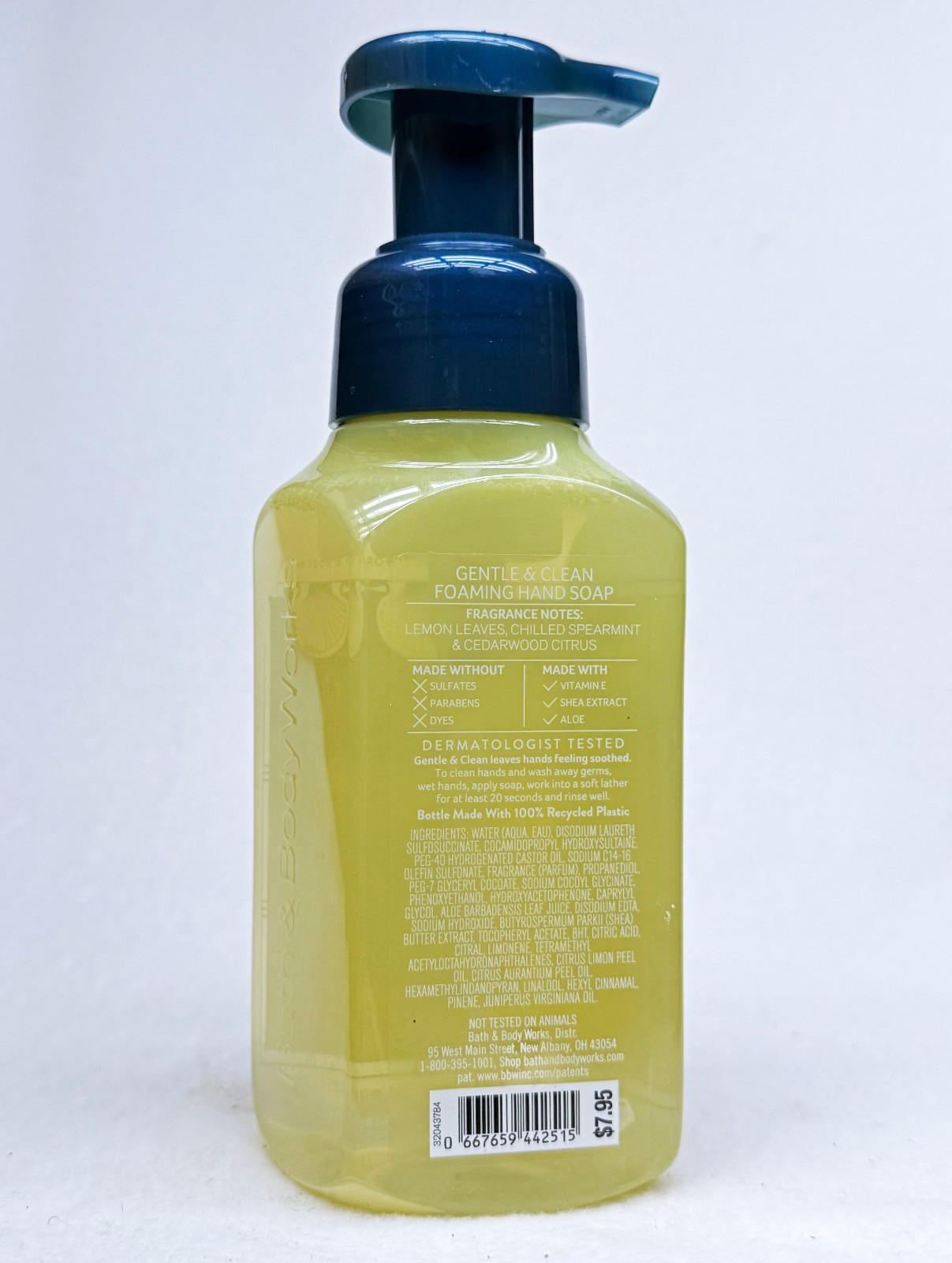 5 Bath & Body Works FRESH AMALFI LEMON Gentle Foaming Hand Soap 8.75 oz