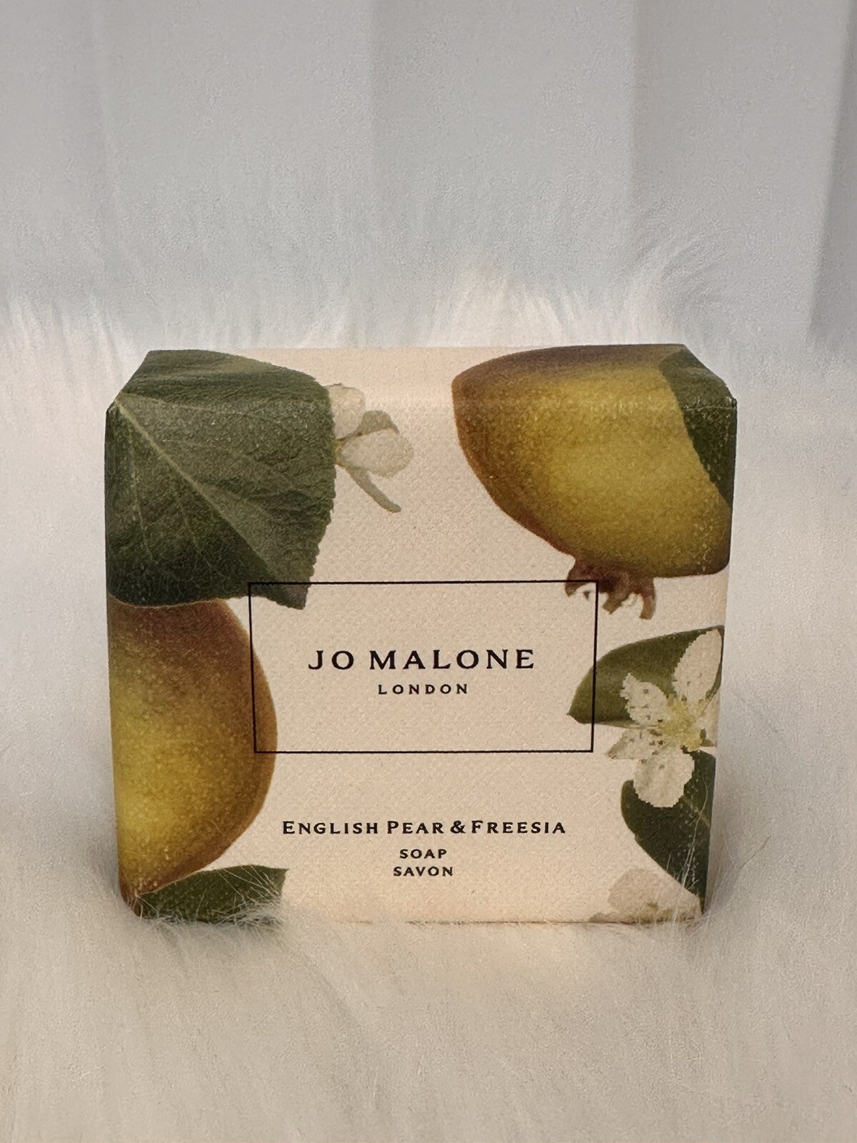 Jo Malone English Pear & Freesia Perfume Soap Savon 3.5 Oz Bar Soap, New, Sealed