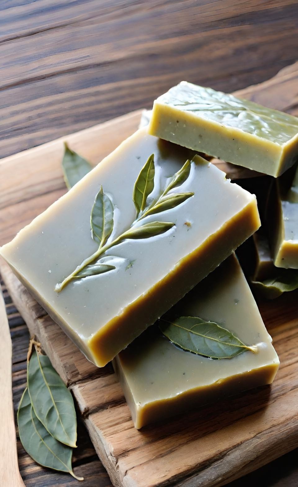 Bay Leaf Handmade Organic Soap Bar Natural Oil Wonderful Scent Premium Body