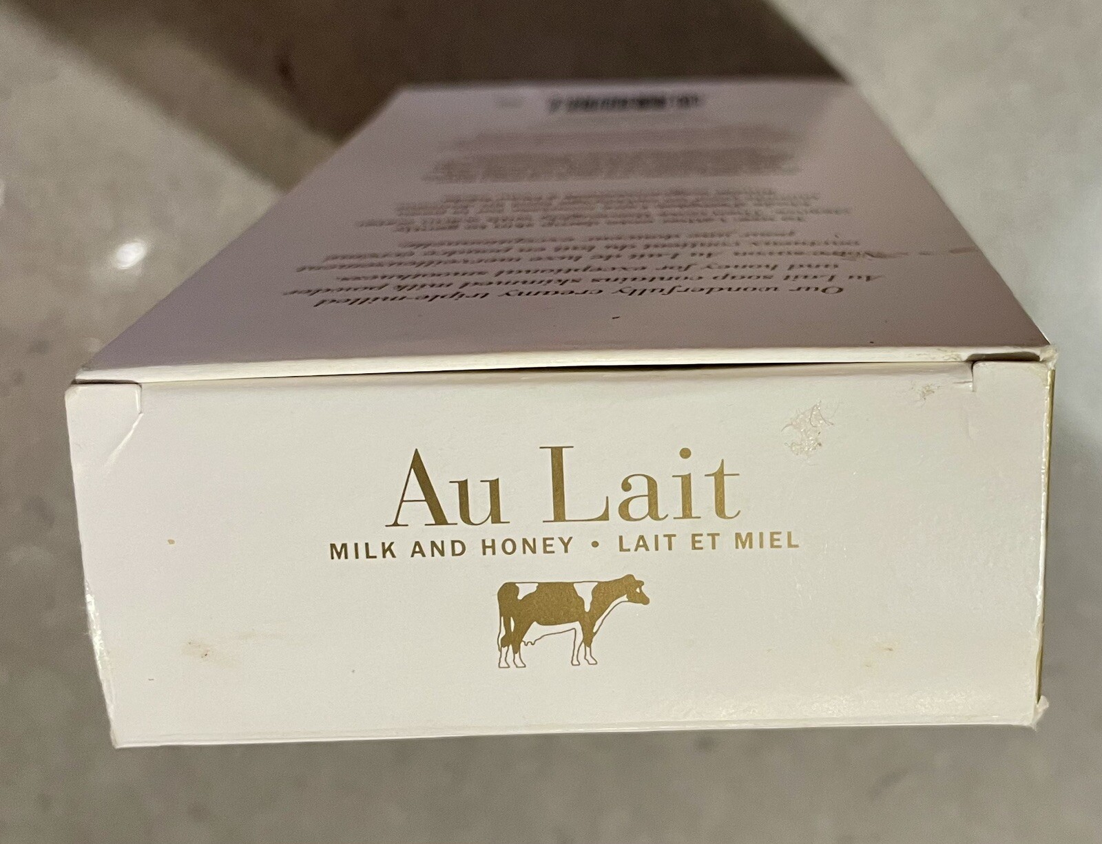 Scottish Fine Soaps Luxury Au Lait Milk and Honey BEAR Soap 4.2 oz Triple Milled