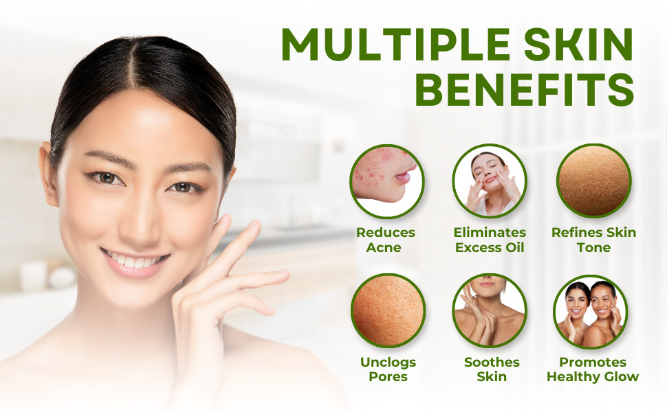 Sulfur Soap Bar – Sulfur Face & Body Wash for Acne – Sulphur Exfoliating Facial