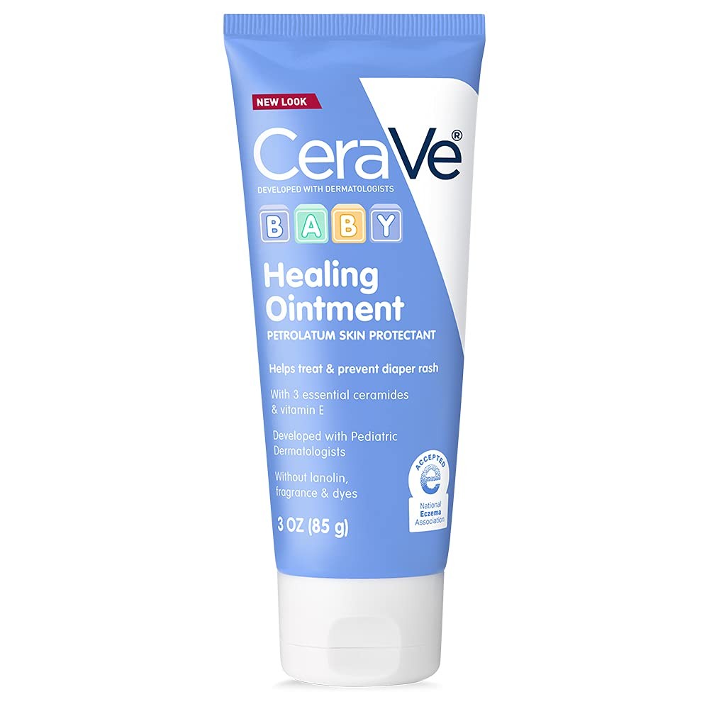 CeraVe Baby Moisturizing Cream + Healing Ointment Bundle 8 Ounce (Pack of 1)
