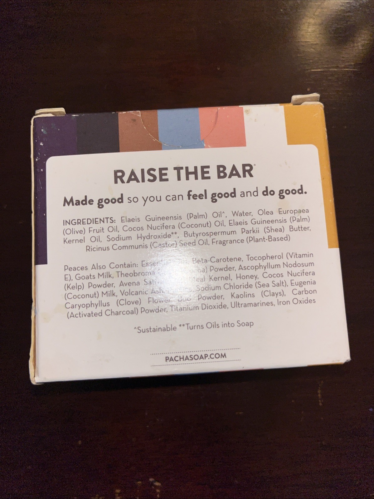Pacha Peaces Bar Soap Variety Pack Signature Scents Collection 7 OZ NEW NIB-K