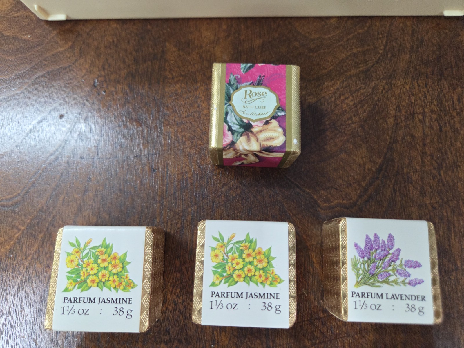Ben Rickert Scented Bath Cube Multipack Jasmine Rose Lavender 1 1/3 oz MPN
