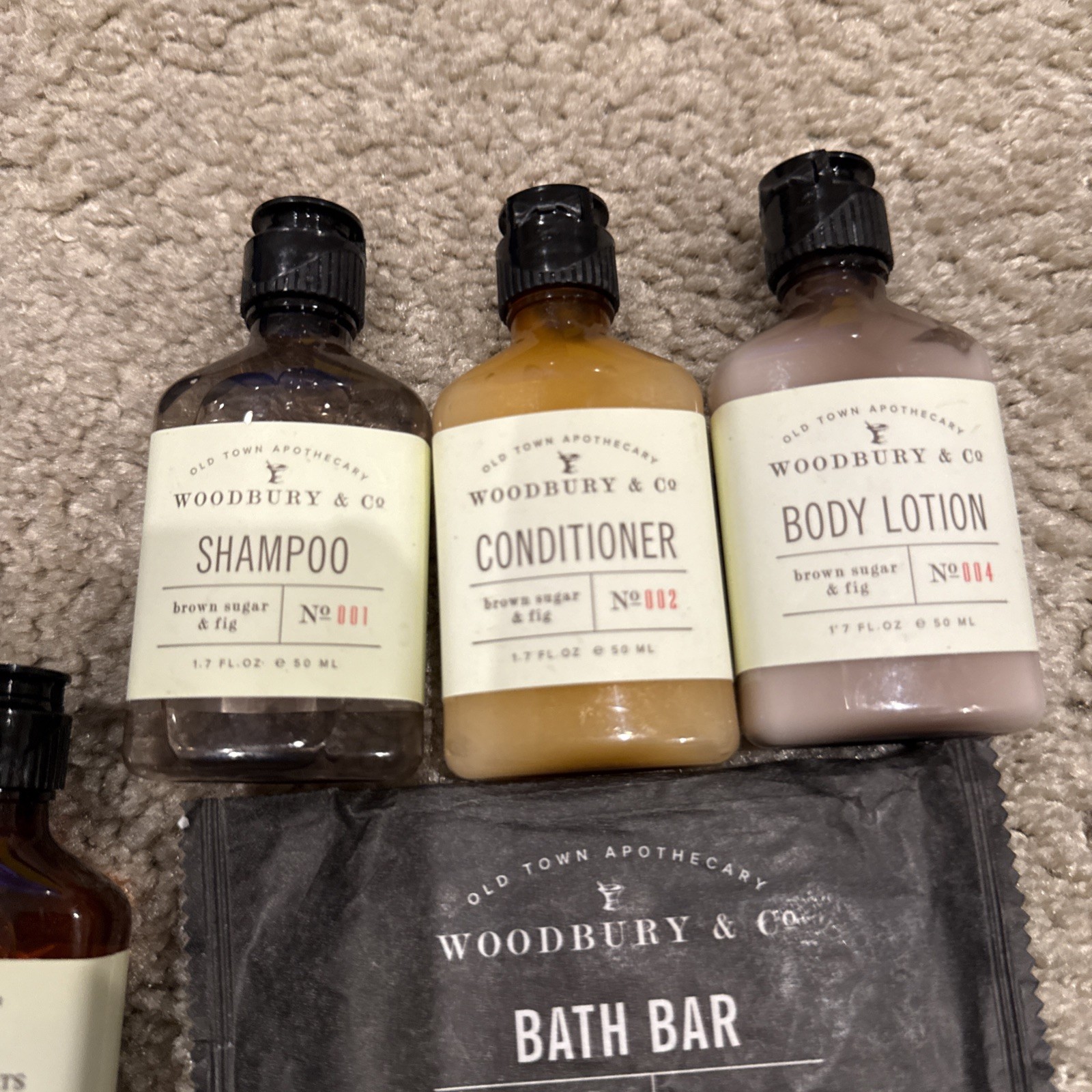 Woodbury & Co Travel Set