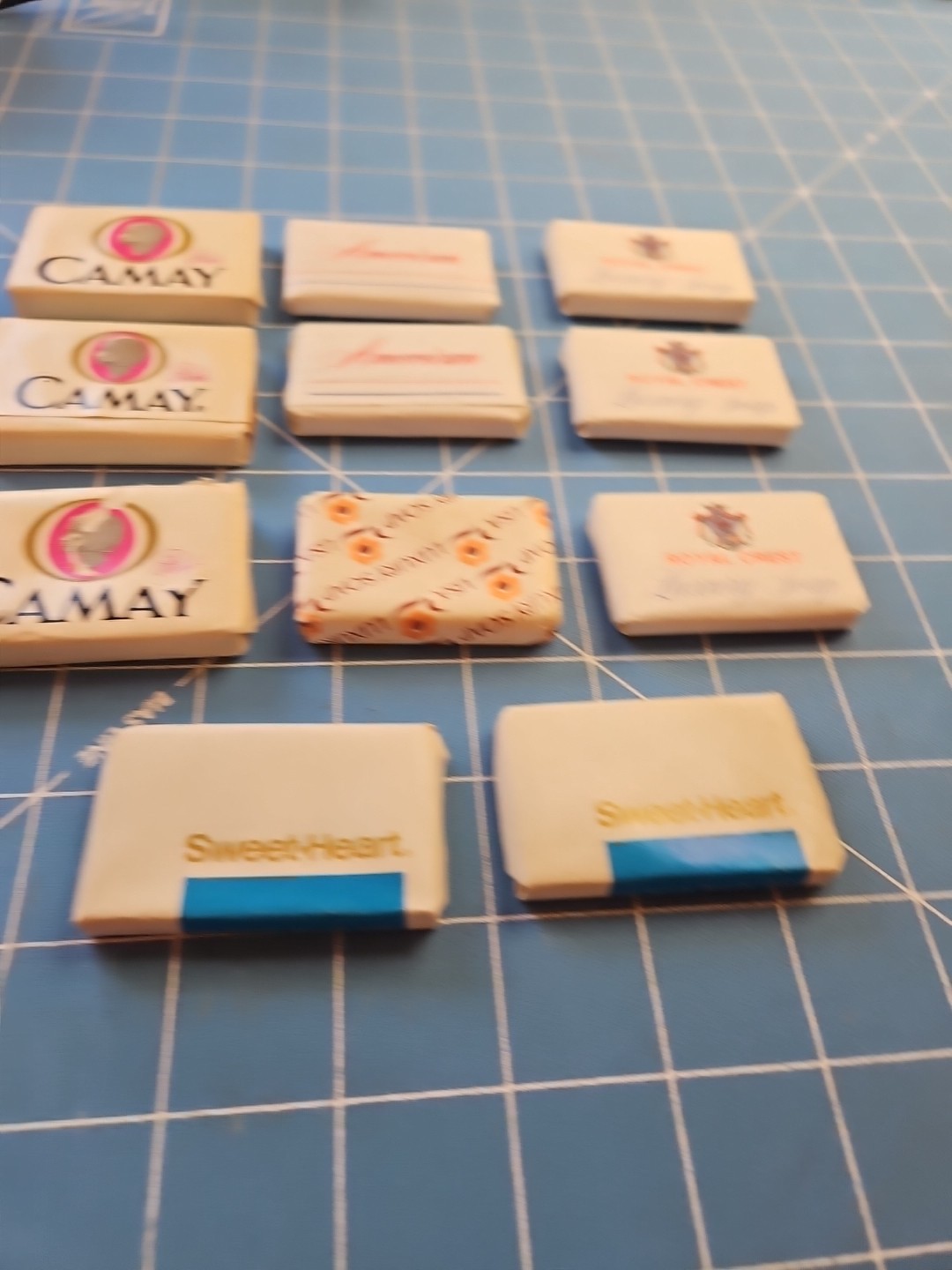 Pink Camay beauty soap bars new old stock Lot Of 11 vintage Purex American Mixed