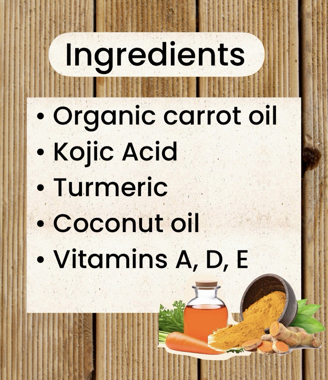 Carrot Kojic Soap With Turmeric Natural Whitening Formula Organic 175 G
