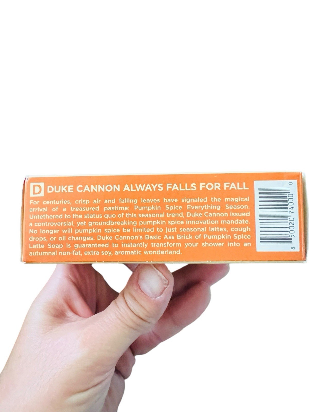Duke Cannon Basic Ass Pumpkin Spice Latte Soap 10 Oz. Made In The USA