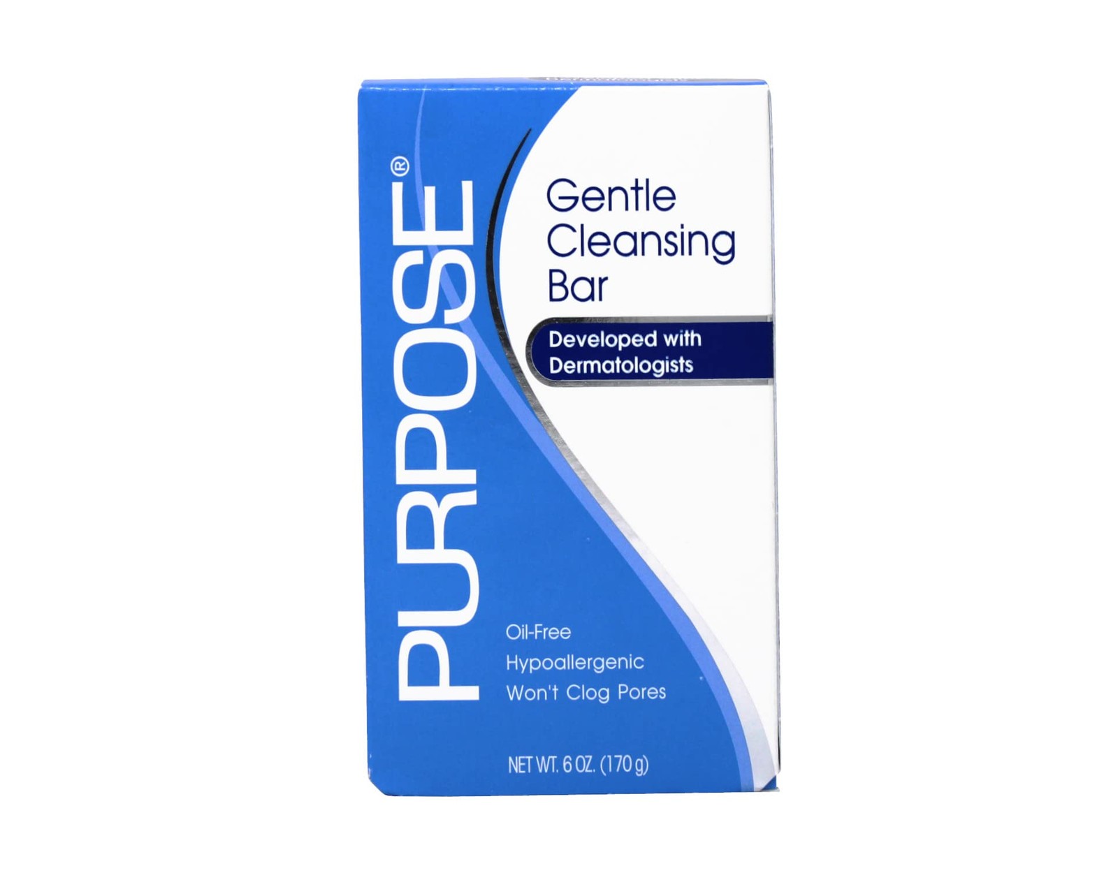 Purpose Gentle Cleansing Bar, 6-Ounce Bars (Pack of 6) 6 Ounce