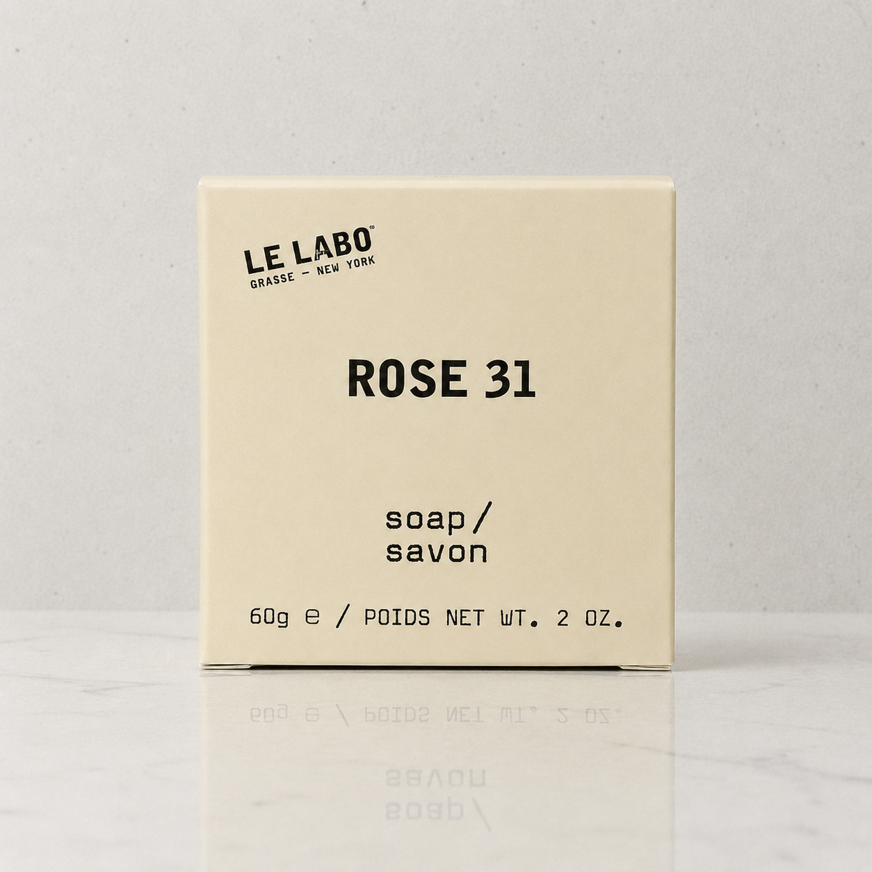 4 PACK – Le Labo Rose 31 Bath Bar, 2oz/60g Set Individually Wrapped, Boxed Soap