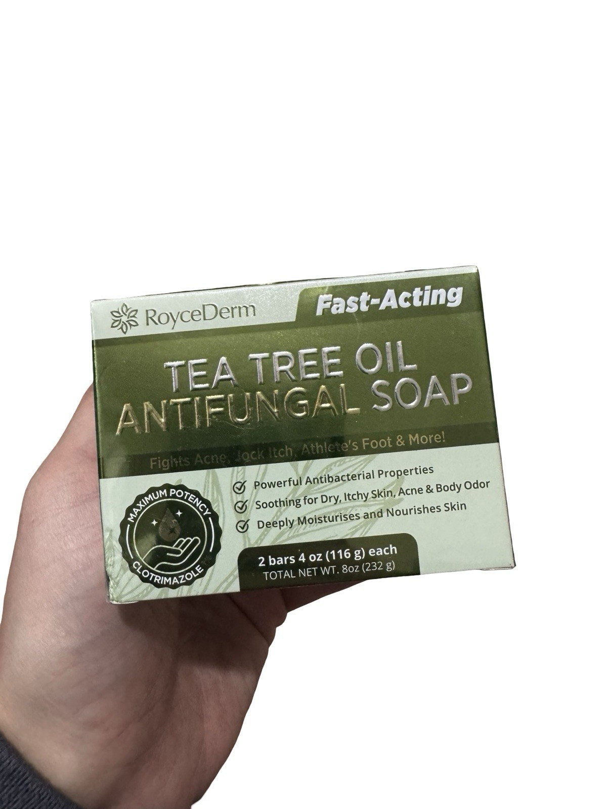 Roycederm Antifungal Antibacterial Tea Tree Soap: Antifungal Antibacterial Treat