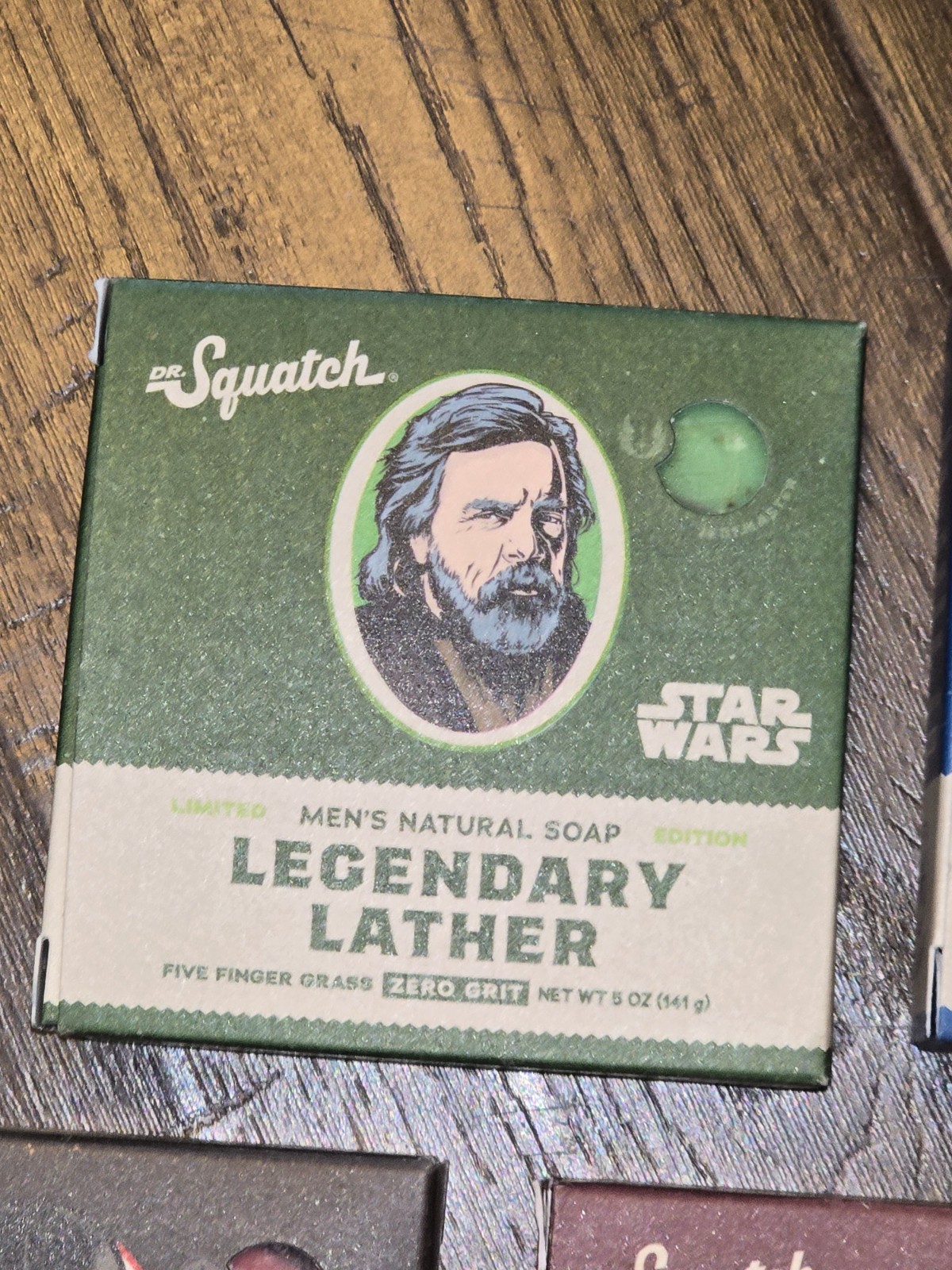 LOT of 5 Squatch STAR WARS soap Legendary Wisdom Hope Ruthless Dark Side New Set