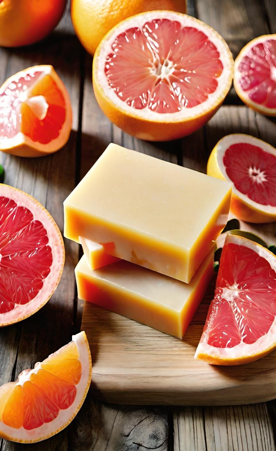 Grapefruit Handmade Organic Soap Bar Natural Oil Wonderful Scent Premium Body