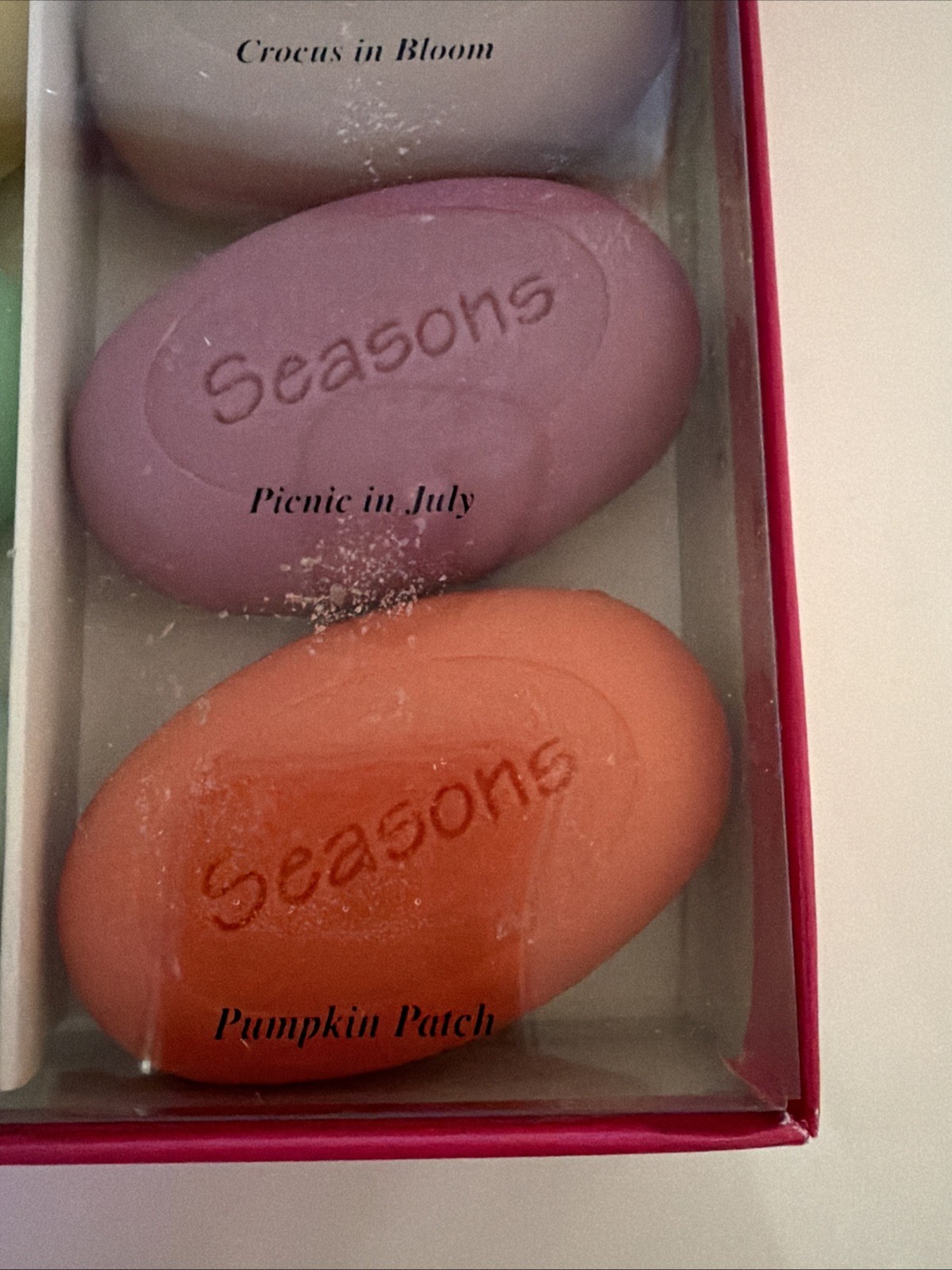 Soap For All Seasons, Set Of 12 3.5 Ounce Bars Assorted Scents Made In Usa