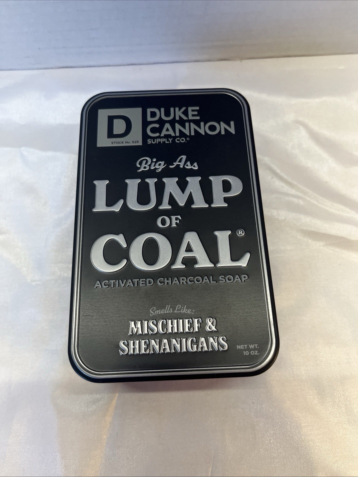 Duke Cannon Big Ass Lump Of Coal Soap for Men 10oz Activated Charcoal Soap Bar